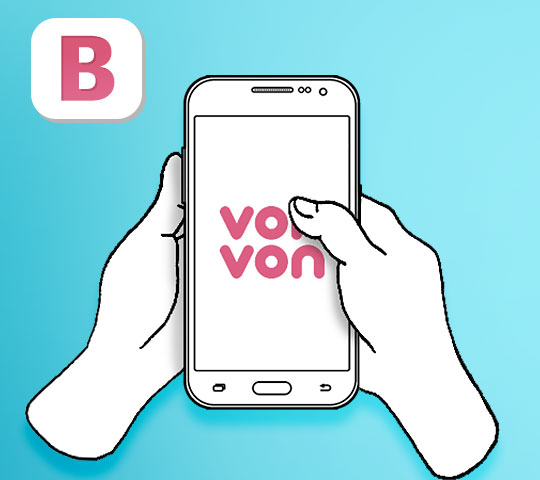 B