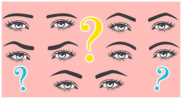 눈썹 모양이 나타내는 당신의 성격은?