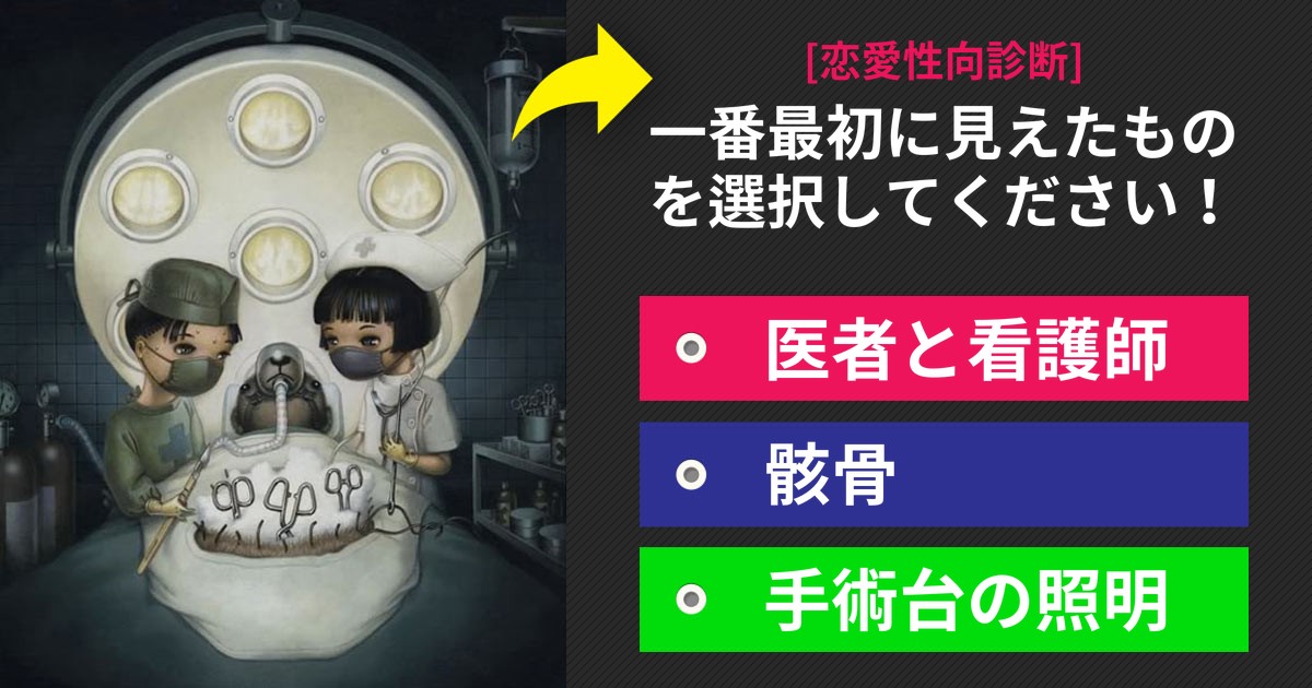 [恋愛性向テスト] 絵で分かるあなたにピッタリの恋愛の相手とは?!