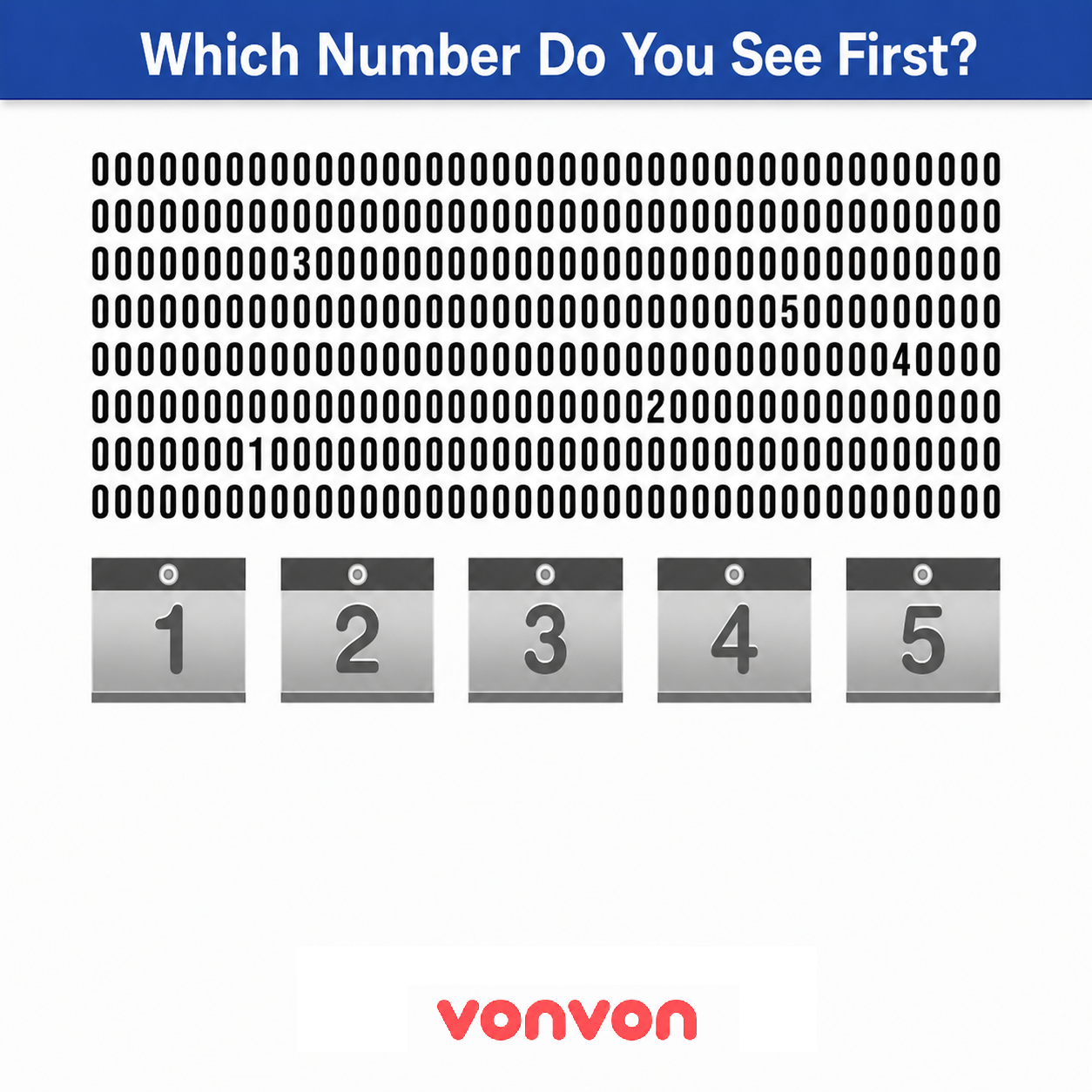 Which Number Do You See First?