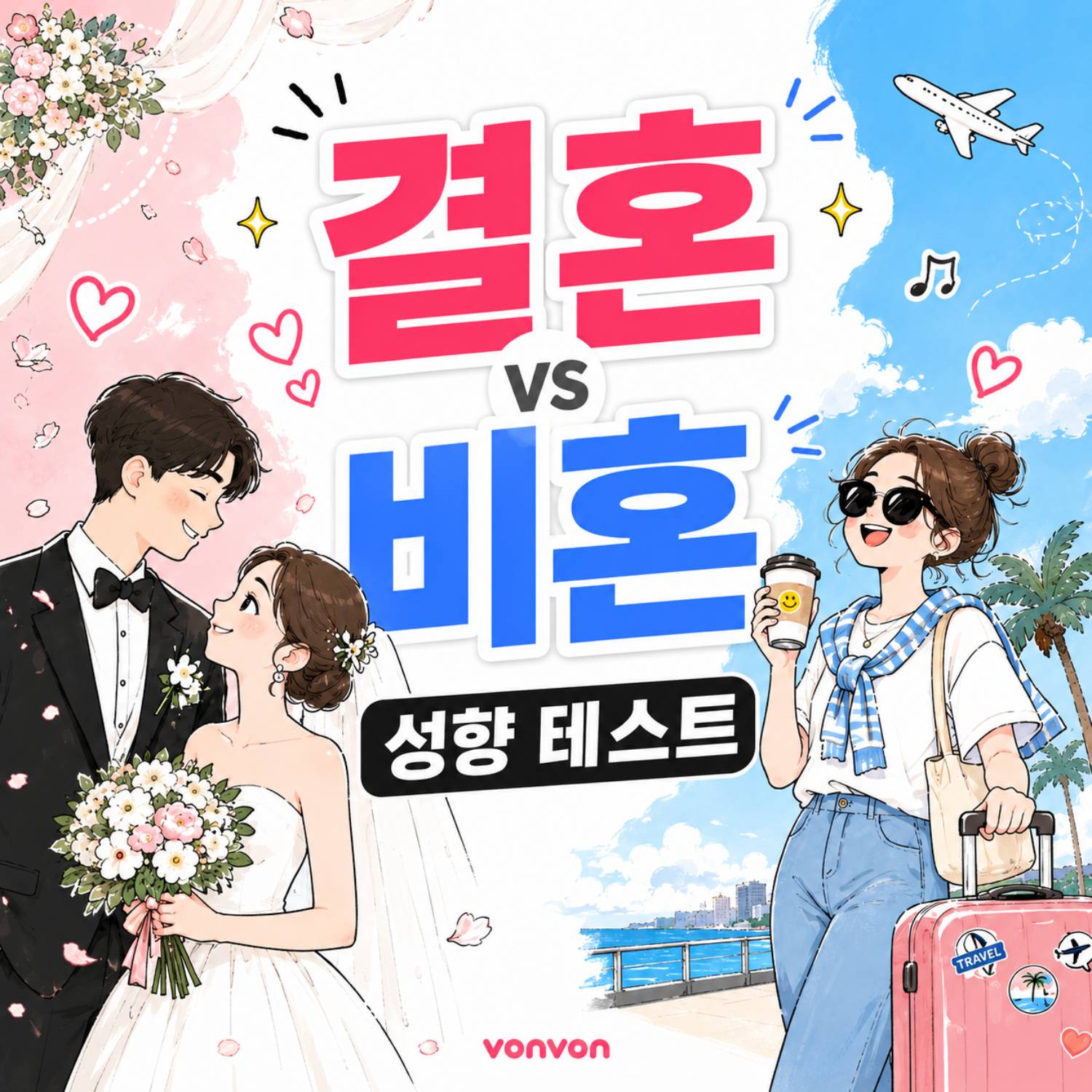 결혼 vs 비혼 성향 테스트