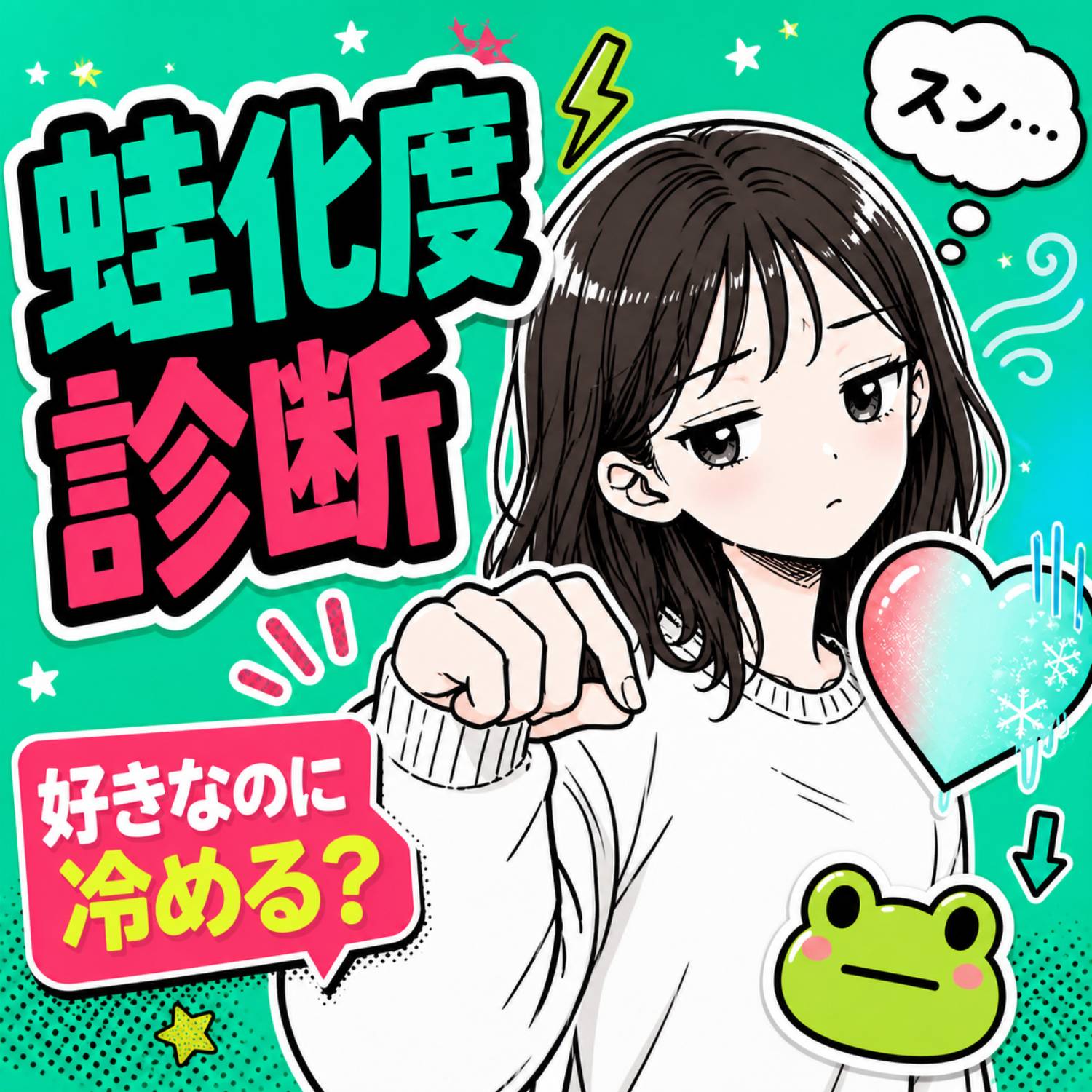 蛙化度診断