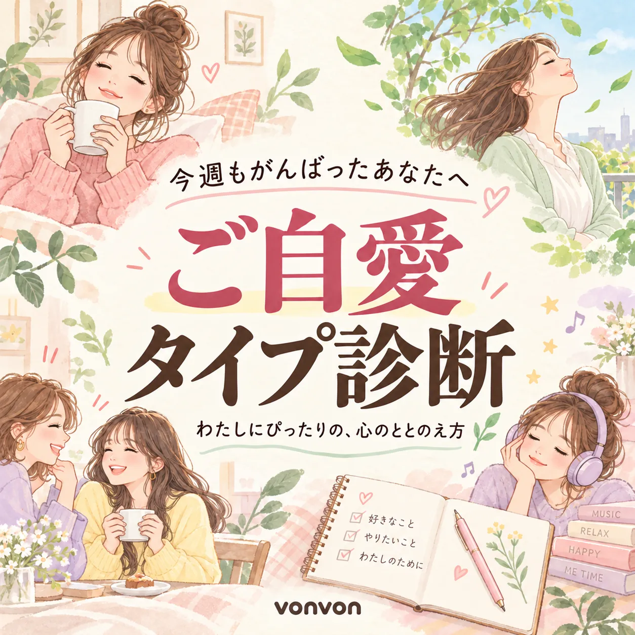 あなたの“ご自愛”タイプ診断
